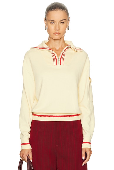 Jib Polo Half Zip Sweater