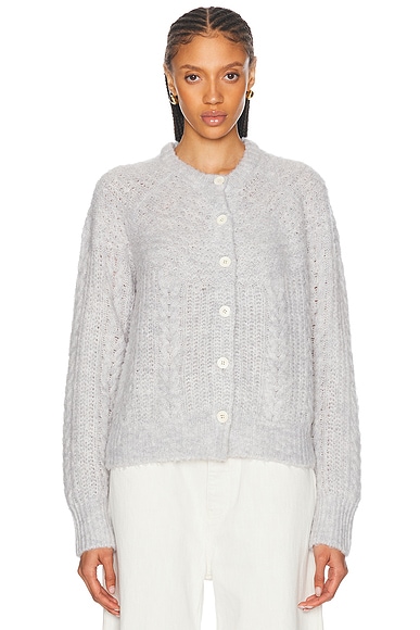 Guest In Residence Cloud Cardigan in Stone | FWRD