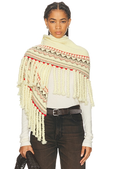 Guest In Residence Cloud Shawl in Mist Combo