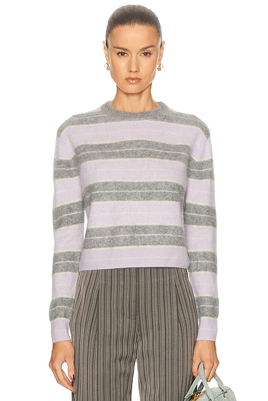 Grizzly Stripe Crewneck Sweater