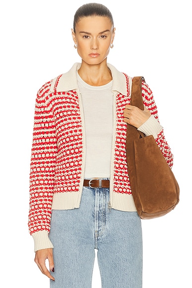 Guest In Residence Kirby Jacket in Cherry Combo | FWRD