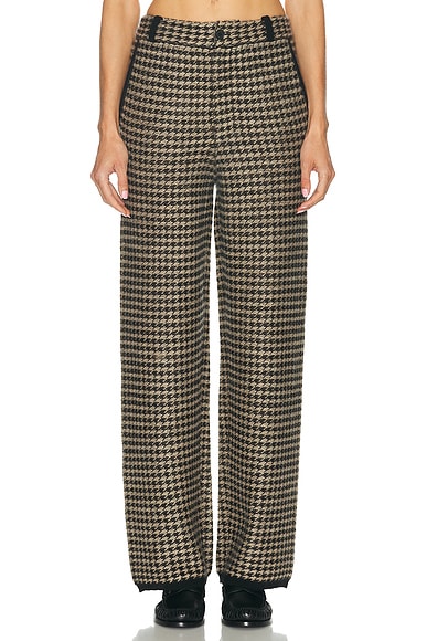Houndstooth Tailored Trouser