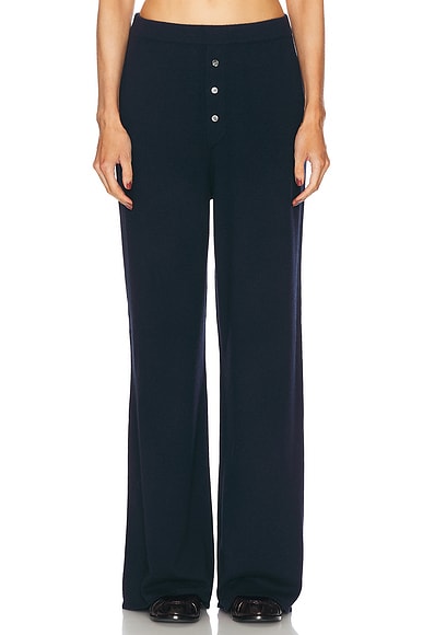 Guest In Residence Everywear Cashmere Pant in Midnight