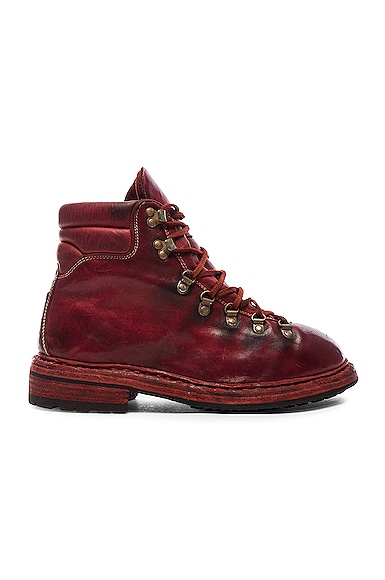 Lace Up Leather Combat Boots