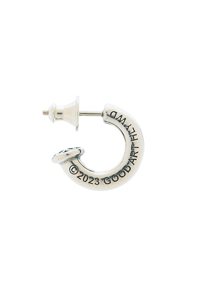 Nailhead Single Hoop Earring