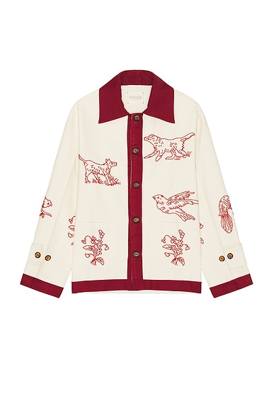 Heron Preston Angel Crewneck Sweatshirt in Ecru FWRD