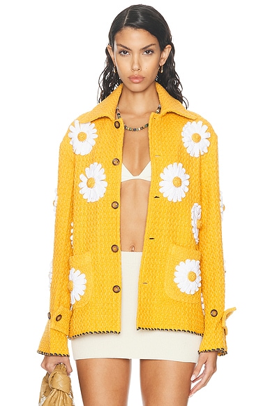 Daisy Applique Blouson