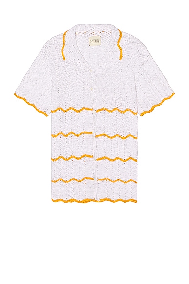 Crochet Short Sleeve Shirt