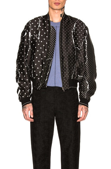 Haider Ackermann Bomber Jacket in Black | FWRD
