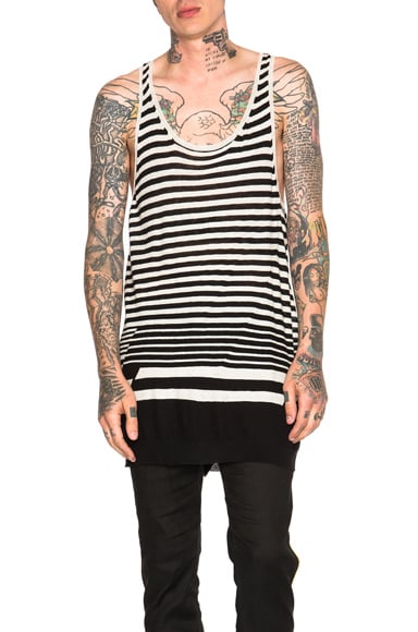 All Over Stripe Tank Top