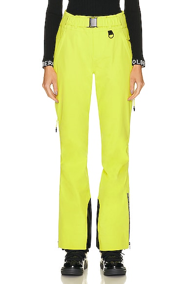 HOLDEN Belted Alpine Pant in Yellow