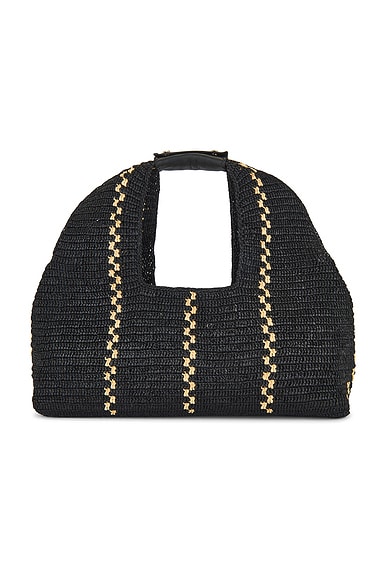 Helen Kaminski Euphoria Tote Bag in Charcoal & Natural