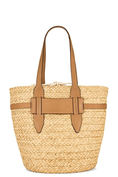 Helen Kaminski Lipari L Bag in Natural & Caramel