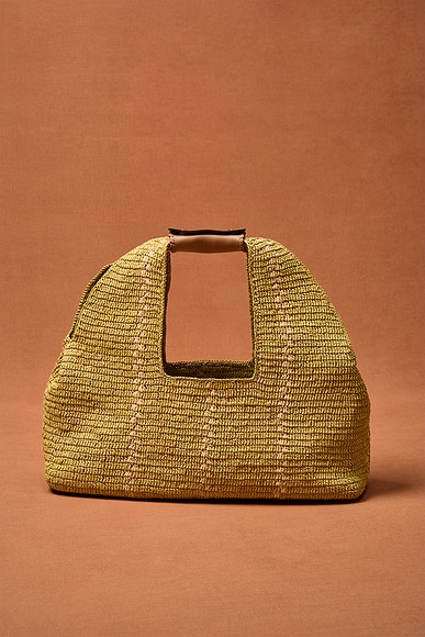 Helen Kaminski for FWRD Euphoria Tote Bag in Chartreuse Print