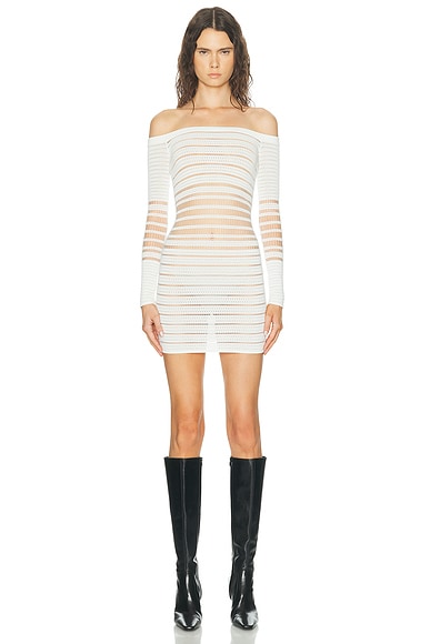 Veiled Mini Dress