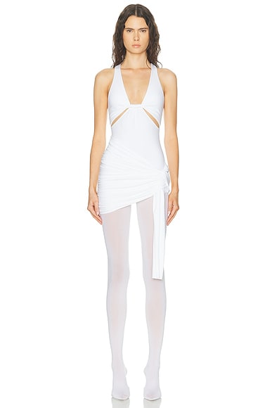 Twist Drape Tank Dress