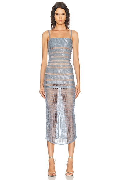 Gradiated Embellished Dress