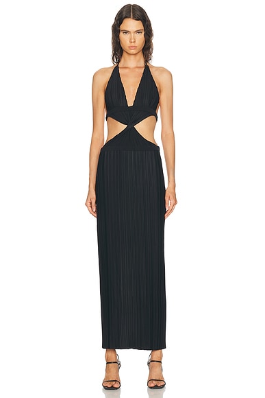 Caged Twist Dress