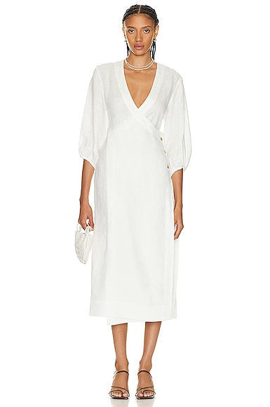 Haight Isa Dress In Off White