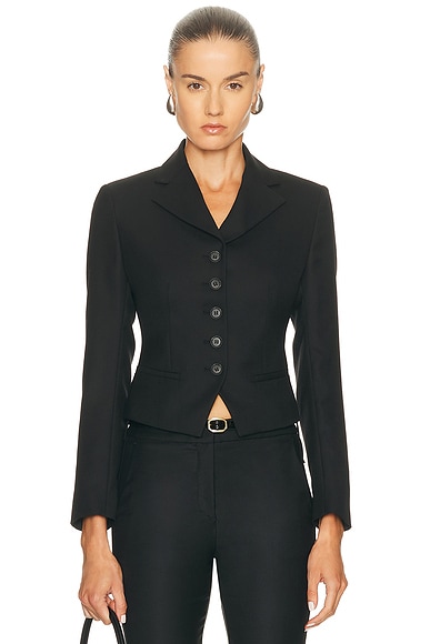 House of Dagmar Tailored Blazer in Black