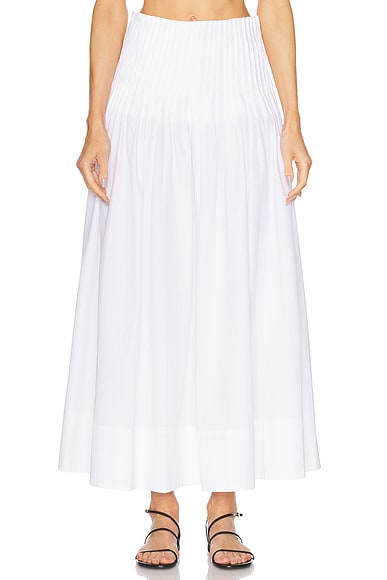 Poplin Maxi Skirt