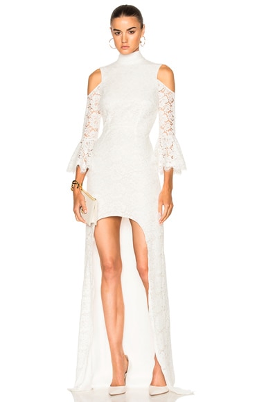 Ashton Guipure Lace Hi Low Gown