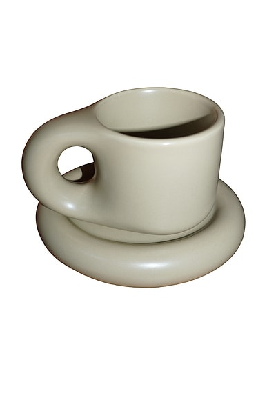 HueGah Home Dew Mug Set in Tahini