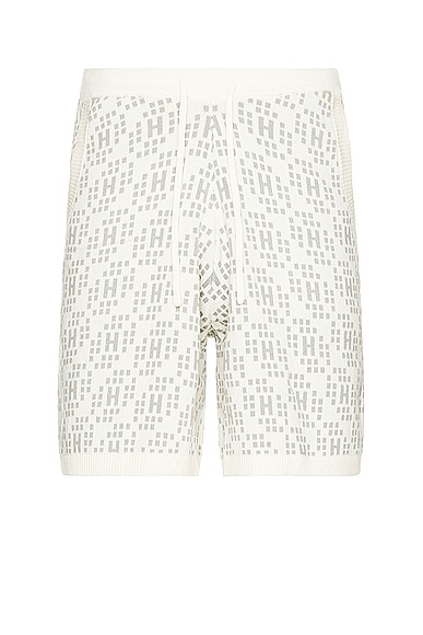 A-spring H Knit Short in Cream