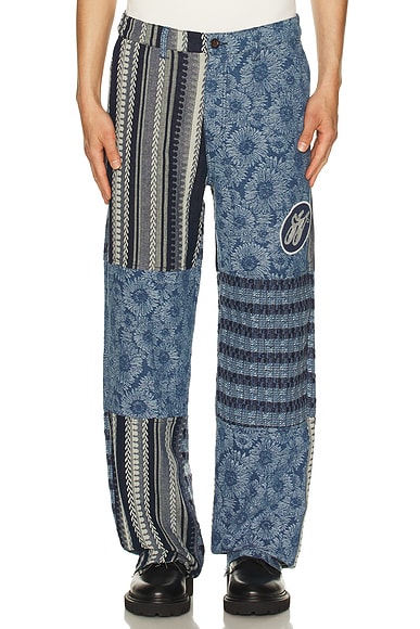 Indigo Tapestry Pant