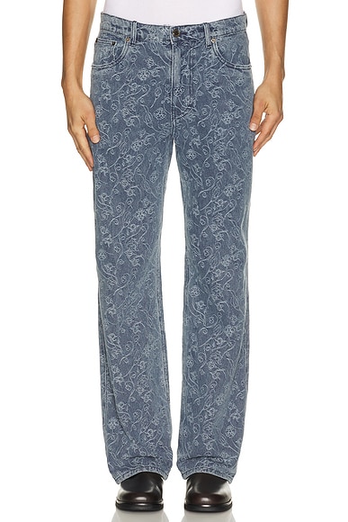 Washed 5 Pocket Pant