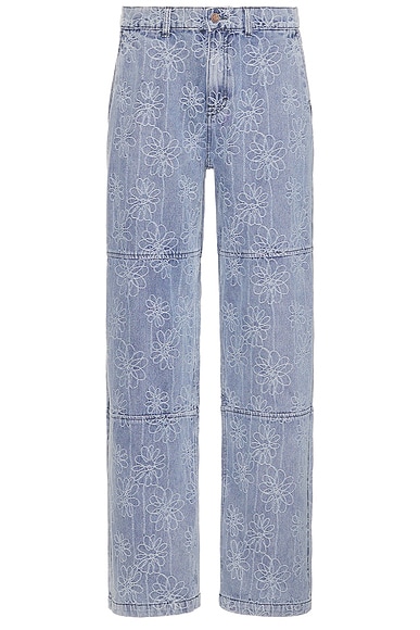 Flower Jacquard Pant