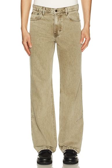 Honor The Gift Washed Twill Jean in Taupe