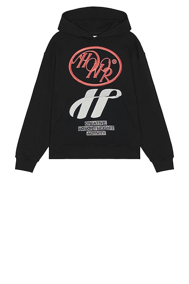 Honor The Gift Pop Art Hoodie in Black