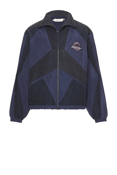 Gosha Rubchinskiy Combo Logo Sweatshirt in Dark Grey Blue FWRD