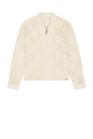 Crochet Full Zip Jacket