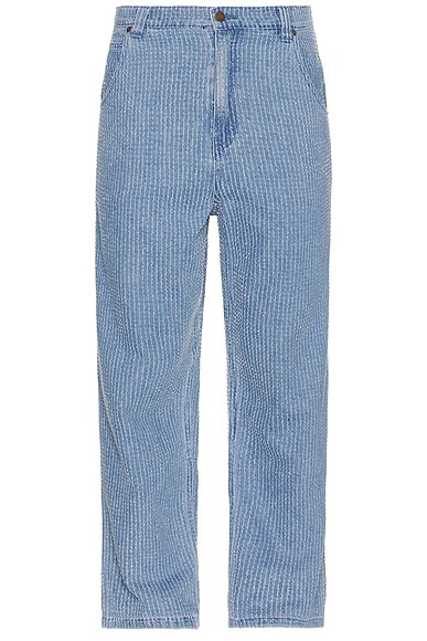 Homme Plisse Issey Miyake Compleat Trousers in Blue Grey | FWRD