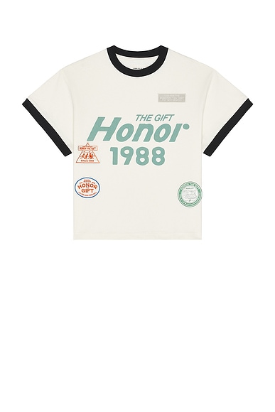 Honor The Gift Multi Box Tee in White