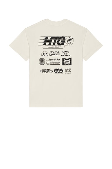 Honor The Gift Paint Works Tee in Bone