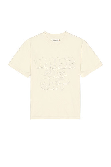 Honor The Gift Amp'd Up Tee in Bone