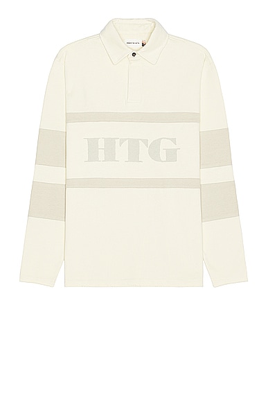 Honor The Gift A-spring Oversized Rugby in Bone
