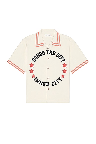 Honor The Gift A-spring Tradition Snap Up Shirt in Bone