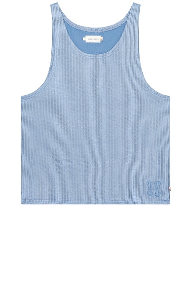 Honor The Gift Knit Tank Top in Blue