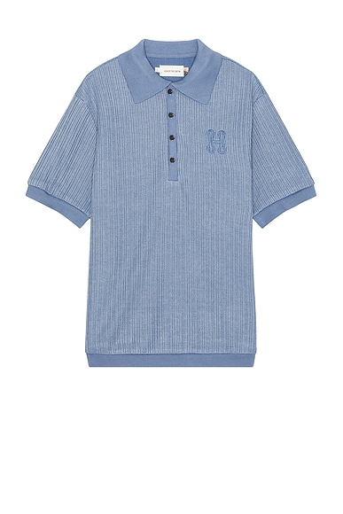Honor The Gift Knit Polo in Blue