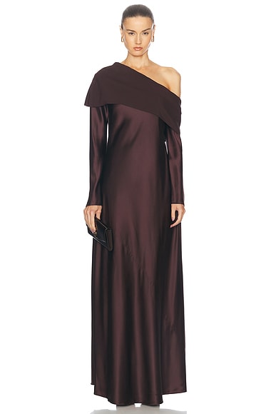 HEIRLOME Billie Dress in Dark Chocolate