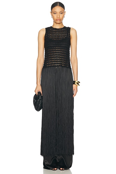 Tibi structured crepe sleeveless blouse on sale
