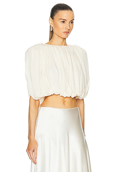 Shop Heirlome Penelope Top In Ivory