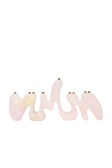 Hannah Polskin Limited Edition Menorah in Pink
