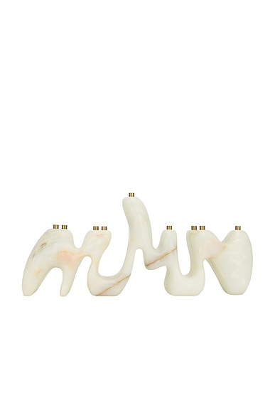 Onyx Menorah Sculpture