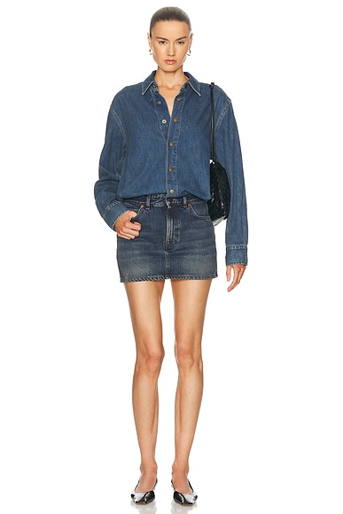 Maggie Marilyn Leap Of Faith Blazer Dress in Sky Blue FWRD