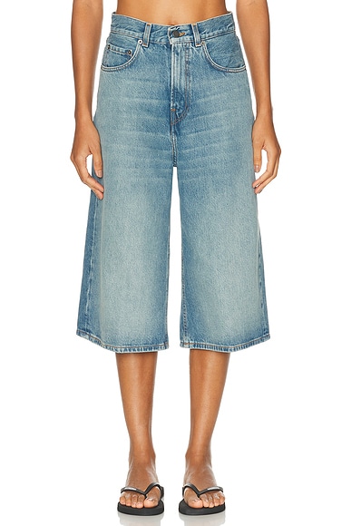 Haikure Belle Short in Lagoon Wash